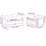 Juego de sofás con cojines 2 piezas cuero sintético gris by , Sofas - Ref: Foro24-3202374, Price: 490,11 €, Discount: %