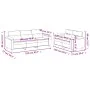 Juego de sofás con cojines 2 piezas tela microfibra negro by , Sofas - Ref: Foro24-3202341, Price: 584,14 €, Discount: %