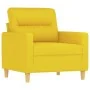 Juego de sofás con cojines 3 piezas tela amarillo claro by , Sofas - Ref: Foro24-3201557, Price: 576,49 €, Discount: %