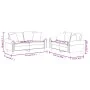 Juego de sofás con cojines 2 piezas cuero sintético color crema von , Sofas - Ref: Foro24-3202161, Preis: 454,61 €, Rabatt: %
