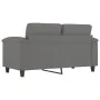 Sofá de 2 plazas de tela de microfibra gris oscuro 120 cm von , Sofas - Ref: Foro24-359557, Preis: 242,53 €, Rabatt: %