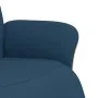 Sillón reclinable con reposapiés tela azul by , Armchairs - Ref: Foro24-356528, Price: 240,37 €, Discount: %