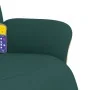 Sillón reclinable de masaje con reposapiés tela verde oscuro by , Armchairs - Ref: Foro24-356537, Price: 259,81 €, Discount: %