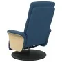 Sillón reclinable de masaje con reposapiés tela azul von , Sessel - Ref: Foro24-356540, Preis: 259,81 €, Rabatt: %