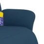 Sillón reclinable de masaje con reposapiés tela azul von , Sessel - Ref: Foro24-356540, Preis: 259,81 €, Rabatt: %
