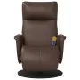 Sillón reclinable masaje con reposapiés cuero sintético marrón von , Sessel - Ref: Foro24-356554, Preis: 234,15 €, Rabatt: %