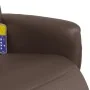 Sillón reclinable masaje con reposapiés cuero sintético marrón von , Sessel - Ref: Foro24-356554, Preis: 234,15 €, Rabatt: %