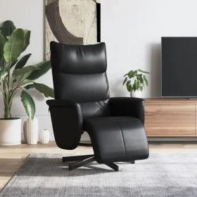 Sillón reclinable con reposapiés cuero sintético negro von , Sessel - Ref: Foro24-356589, Preis: 217,63 €, Rabatt: %