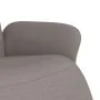 Sillón reclinable con reposapiés tela gris taupe by , Armchairs - Ref: Foro24-356606, Price: 235,79 €, Discount: %