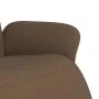 Sillón reclinable con reposapiés tela marrón by , Armchairs - Ref: Foro24-356604, Price: 235,79 €, Discount: %