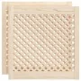 Puertas de armario entramado 2 uds madera pino 59,5x61,5 cm by , cabinet doors - Ref: Foro24-372792, Price: 58,07 €, Discount: %