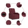 Sillón reclinable de tela rojo tinto von , Sessel - Ref: Foro24-372482, Preis: 195,19 €, Rabatt: %
