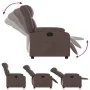 Sillón reclinable de cuero sintético marrón von , Sessel - Ref: Foro24-373562, Preis: 218,13 €, Rabatt: %