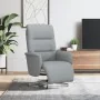 Sillón reclinable con reposapiés tela gris claro by , Armchairs - Ref: Foro24-356561, Price: 206,14 €, Discount: %