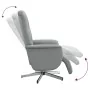 Sillón reclinable con reposapiés tela gris claro by , Armchairs - Ref: Foro24-356561, Price: 206,14 €, Discount: %