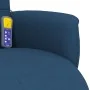 Sillón reclinable de masaje con reposapiés tela azul von , Sessel - Ref: Foro24-356580, Preis: 225,51 €, Rabatt: %