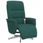 Sillón reclinable de masaje con reposapiés tela verde oscuro by , Armchairs - Ref: Foro24-356577, Price: 225,46 €, Discount: %
