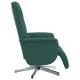 Sillón reclinable de masaje con reposapiés tela verde oscuro by , Armchairs - Ref: Foro24-356577, Price: 225,46 €, Discount: %