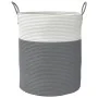 Cesta de almacenaje algodón gris y blanco Ø38x46 cm von , Körbe - Ref: Foro24-358482, Preis: 31,91 €, Rabatt: %