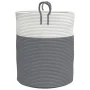 Cesta de almacenaje algodón gris y blanco Ø38x46 cm von , Körbe - Ref: Foro24-358482, Preis: 31,91 €, Rabatt: %