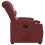 Sillón reclinable elevable cuero artificial rojo tinto by , Armchairs - Ref: Foro24-3206603, Price: 299,83 €, Discount: %