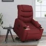 Sillón elevable eléctrico cuero artificial rojo tinto de , Sillones - Ref: Foro24-3206617, Precio: 350,42 €, Descuento: %