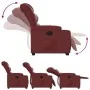Sillón elevable eléctrico cuero artificial rojo tinto de , Sillones - Ref: Foro24-3206617, Precio: 350,42 €, Descuento: %