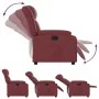 Sillón reclinable eléctrico de cuero sintético rojo tinto von , Sessel - Ref: Foro24-3205254, Preis: 298,87 €, Rabatt: %