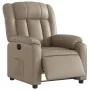Sillón reclinable eléctrico de cuero sintético color capuchino by , Armchairs - Ref: Foro24-3205256, Price: 278,15 €, Discoun...