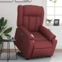 Sillón elevable eléctrico cuero artificial rojo tinto von , Sessel - Ref: Foro24-3205282, Preis: 380,25 €, Rabatt: %