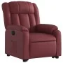 Sillón elevable eléctrico cuero artificial rojo tinto von , Sessel - Ref: Foro24-3205282, Preis: 380,25 €, Rabatt: %