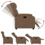 Sillón reclinable eléctrico de tela marrón von , Sessel - Ref: Foro24-3205296, Preis: 279,89 €, Rabatt: %
