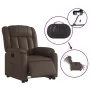 Sillón reclinable elevable eléctrico de cuero sintético marrón von , Sessel - Ref: Foro24-3205280, Preis: 353,93 €, Rabatt: %