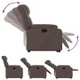 Sillón reclinable elevable eléctrico de cuero sintético marrón von , Sessel - Ref: Foro24-3205280, Preis: 353,93 €, Rabatt: %