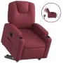 Sillón eléctrico reclinable elevable de tela rojo tinto de , Sillones - Ref: Foro24-3204395, Precio: 352,67 €, Descuento: %