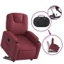 Sillón eléctrico reclinable elevable de tela rojo tinto de , Sillones - Ref: Foro24-3204395, Precio: 352,67 €, Descuento: %