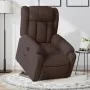 Sillón eléctrico reclinable elevable de tela marrón oscuro de , Sillones - Ref: Foro24-3205345, Precio: 357,89 €, Descuento: %