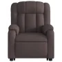Sillón eléctrico reclinable elevable de tela marrón oscuro de , Sillones - Ref: Foro24-3205345, Precio: 357,89 €, Descuento: %