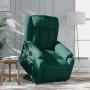 Sillón masaje eléctrico reclinable elevable tela verde oscuro by , Armchairs - Ref: Foro24-3205358, Price: 385,71 €, Discount: %