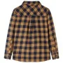 Camisa a cuadros infantil coñac y azul 128 by , Kids T-shirts - Ref: Foro24-12957, Price: 13,95 €, Discount: %