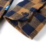 Camisa a cuadros infantil coñac y azul 128 by , Kids T-shirts - Ref: Foro24-12957, Price: 13,95 €, Discount: %