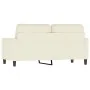 Sofá de 2 plazas terciopelo color crema 140 cm by , Sofas - Ref: Foro24-359207, Price: 245,86 €, Discount: %