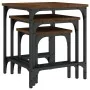Mesas de centro apilables 3 pzas madera ingeniería roble marrón by , Coffee table - Ref: Foro24-838937, Price: 49,44 €, Disco...