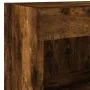Muebles TV pared con LED 5 pzas madera ingeniería roble ahumado by , TV Furniture - Ref: Foro24-3216608, Price: 158,11 €, Dis...