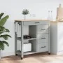 Carrito de cocina MONZA madera maciza de pino 84x40x90 cm by , Kitchen and dining carts - Ref: Foro24-376116, Price: 204,91 €...