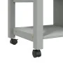 Carrito de cocina MONZA madera maciza de pino 84x40x90 cm by , Kitchen and dining carts - Ref: Foro24-376116, Price: 204,91 €...