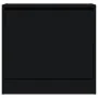 Zapatero de madera de ingeniería negro 60x21x57 cm by , Shoe racks and shoe organizers - Ref: Foro24-839883, Price: 47,13 €, ...