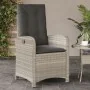 Sillones reclinables de jardín con cojines gris 2 uds ratán PE von , Gartenstühle - Ref: Foro24-365174, Preis: 266,44 €, Raba...