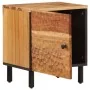 Mesita de noche de madera maciza de acacia 40x33x46 cm von , Nachttische - Ref: Foro24-356851, Preis: 52,08 €, Rabatt: %