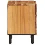Mesita de noche de madera maciza de acacia 40x33x46 cm von , Nachttische - Ref: Foro24-356851, Preis: 52,08 €, Rabatt: %